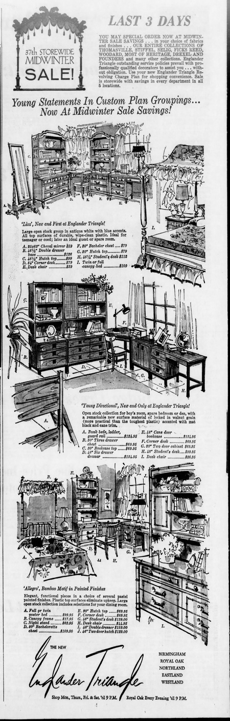 Englander Triangle - 1969 Ad (newer photo)